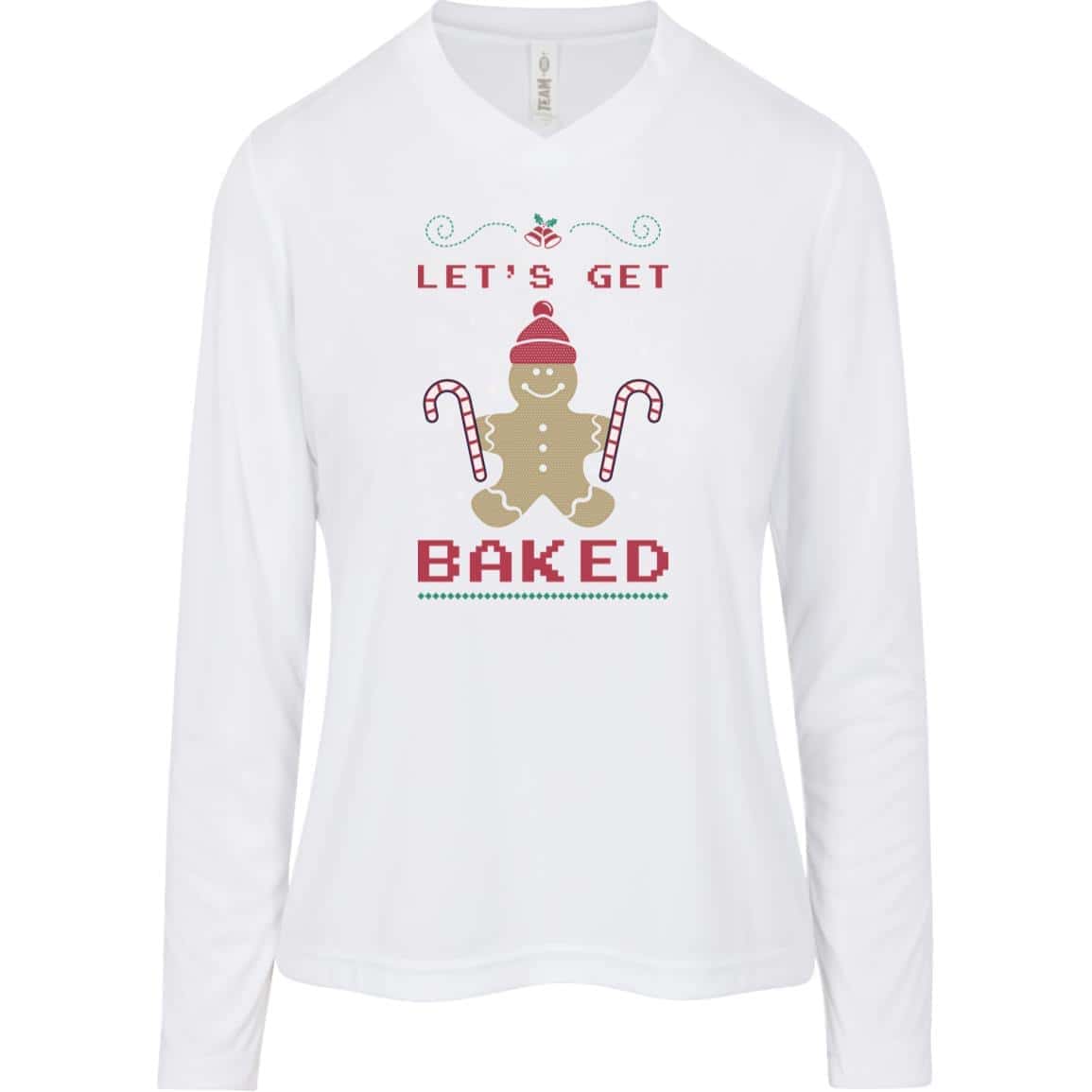 Let's Geet Baked | Christmas |Ladies LS Shirt