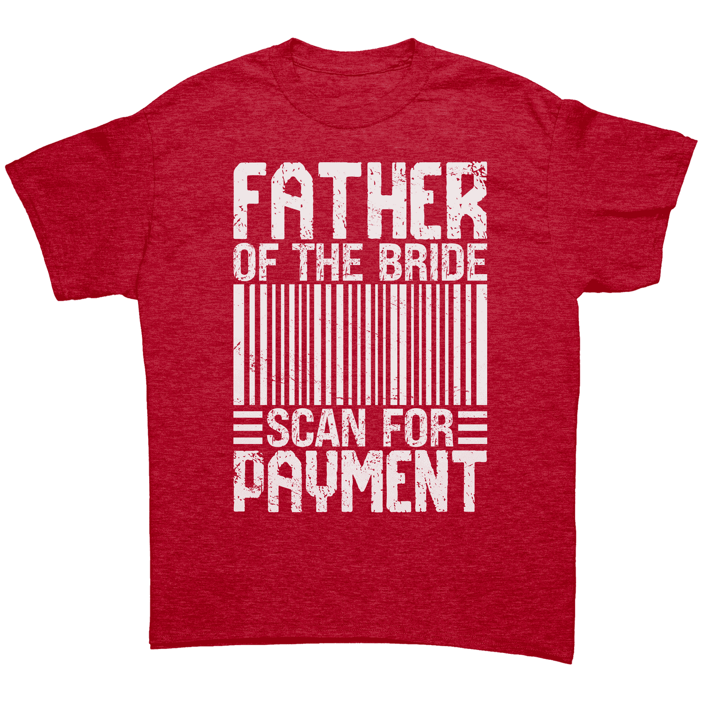 Father of the Bride - Scan for Payment - Premium Unisex t-Shirt