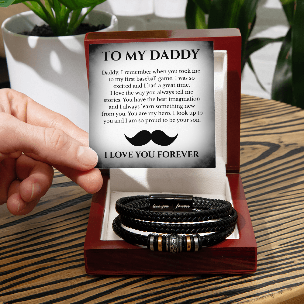 To my Daddy - I Love You - Bracelet
