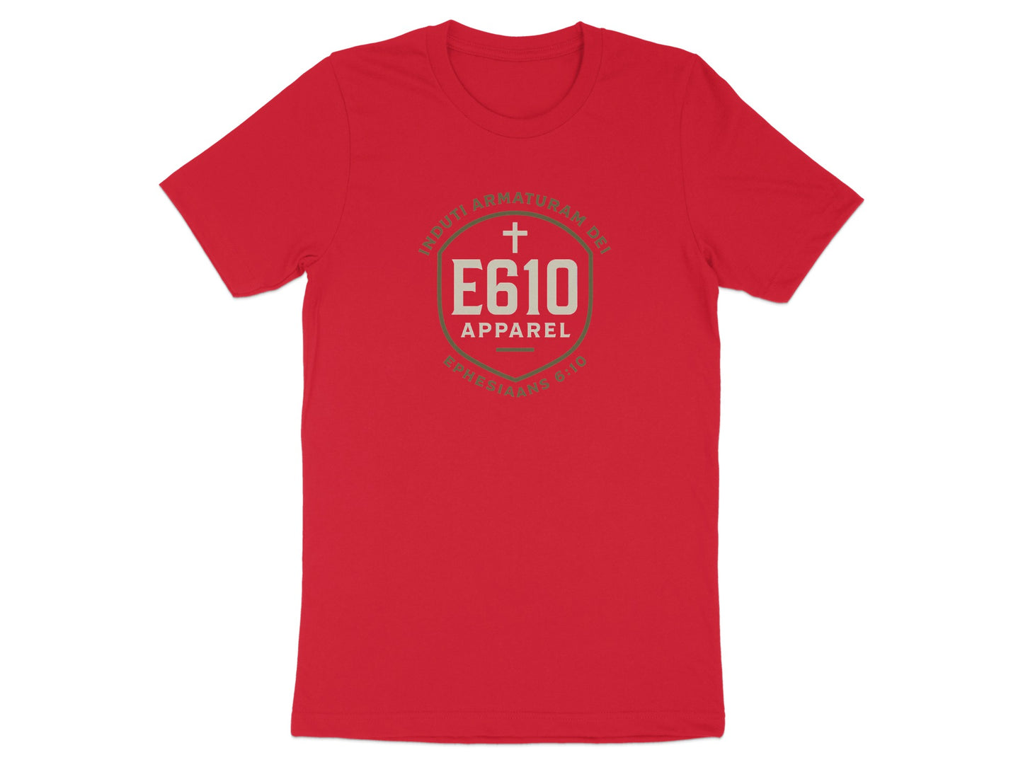 E610 Apparel Red Short Sleeve Graphic Tee product