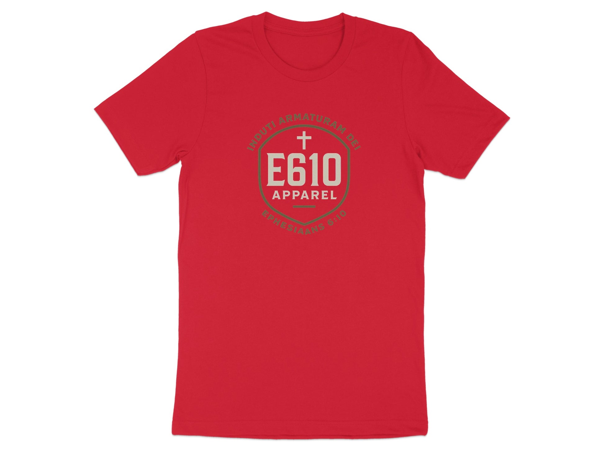 E610 Apparel Red Short Sleeve Graphic Tee product