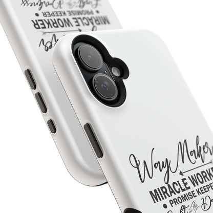 Promise Keeper, Way Maker | Magnetic Tough Cases | Motivational Bible 