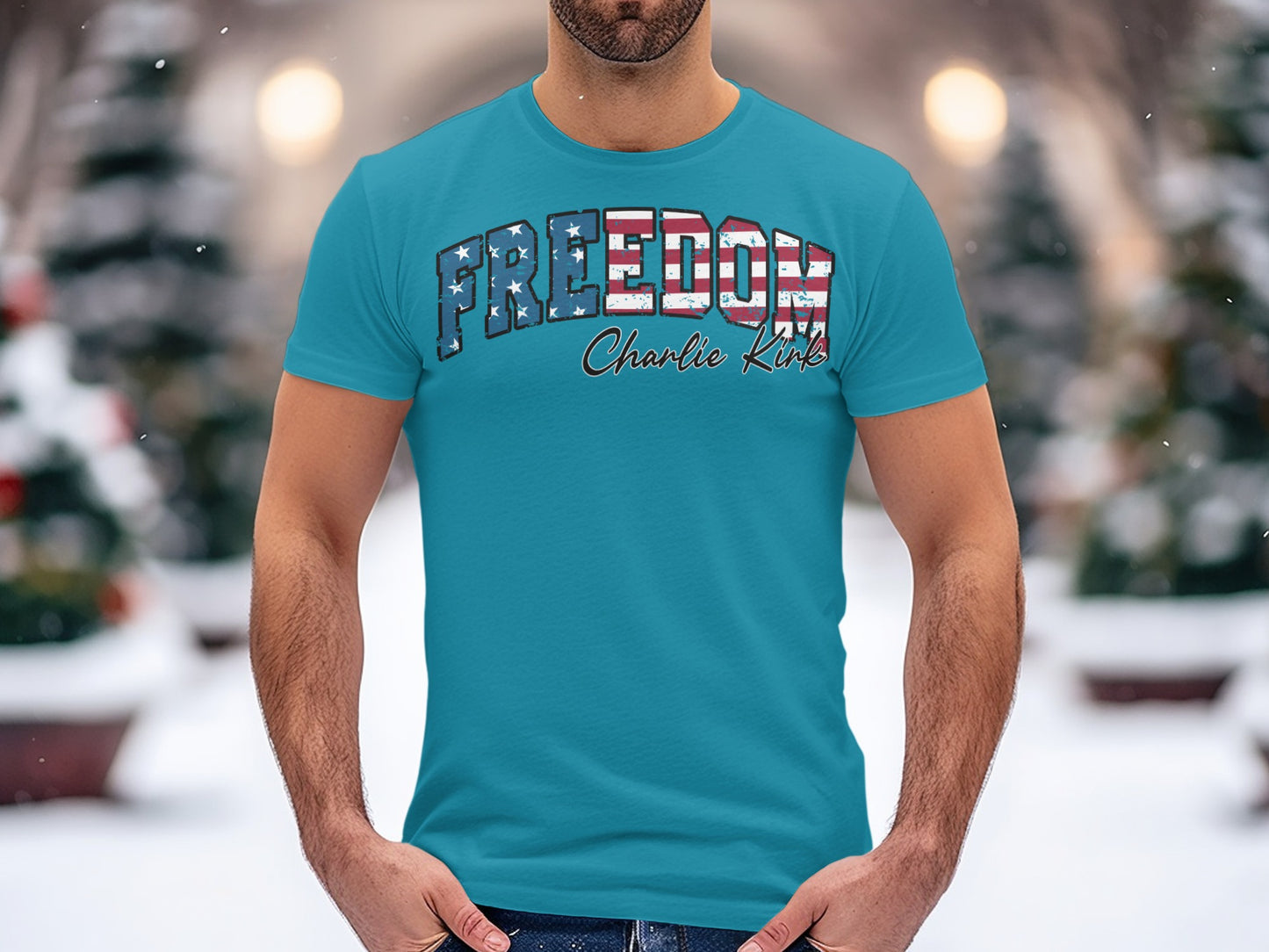 Freedom Charlie Kirk Graphic Tee product