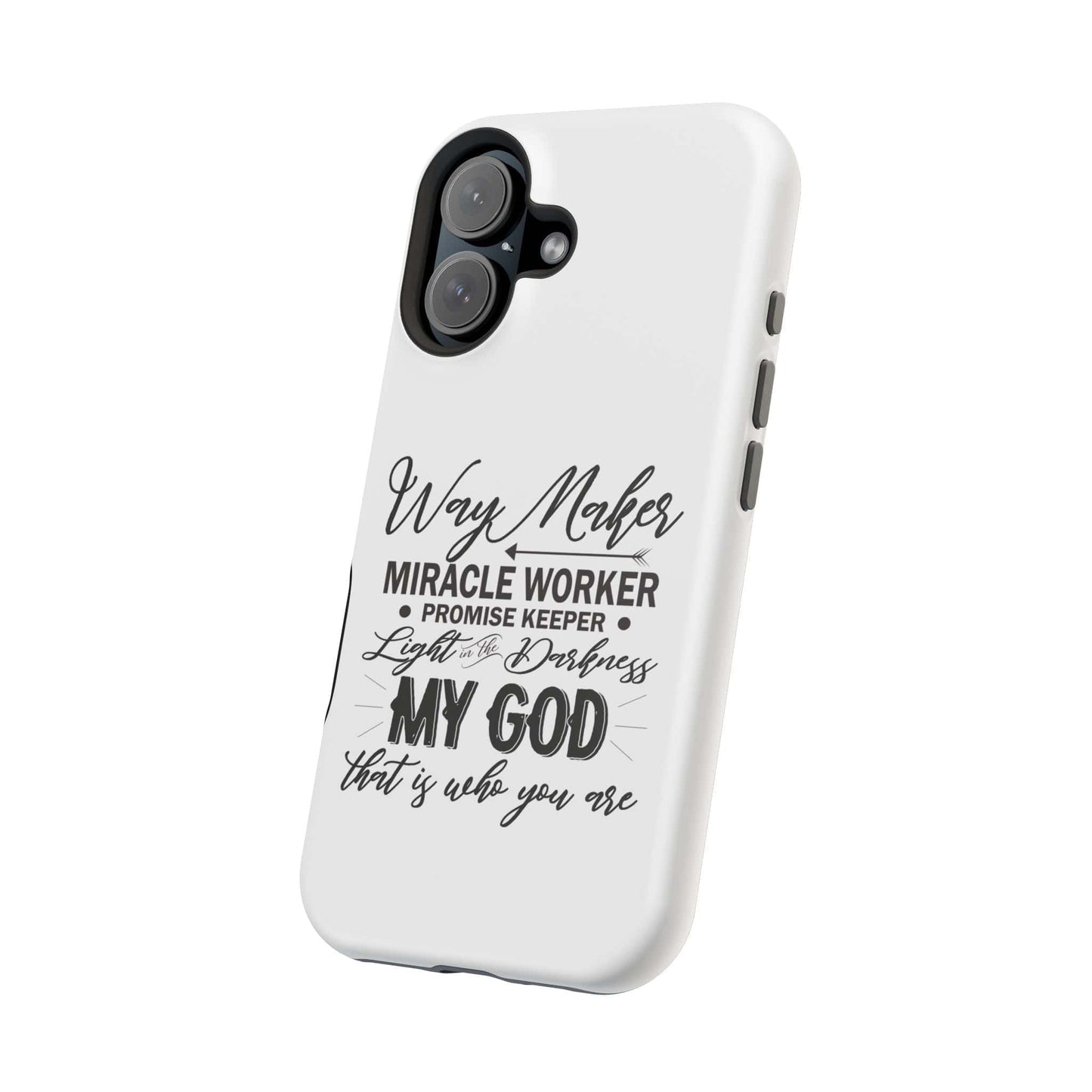 Promise Keeper, Way Maker | Magnetic Tough Cases | Motivational Bible 