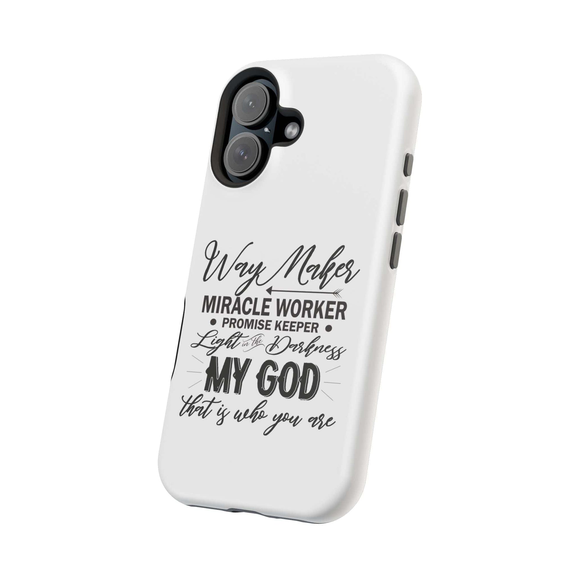 Promise Keeper, Way Maker | Magnetic Tough Cases | Motivational Bible 