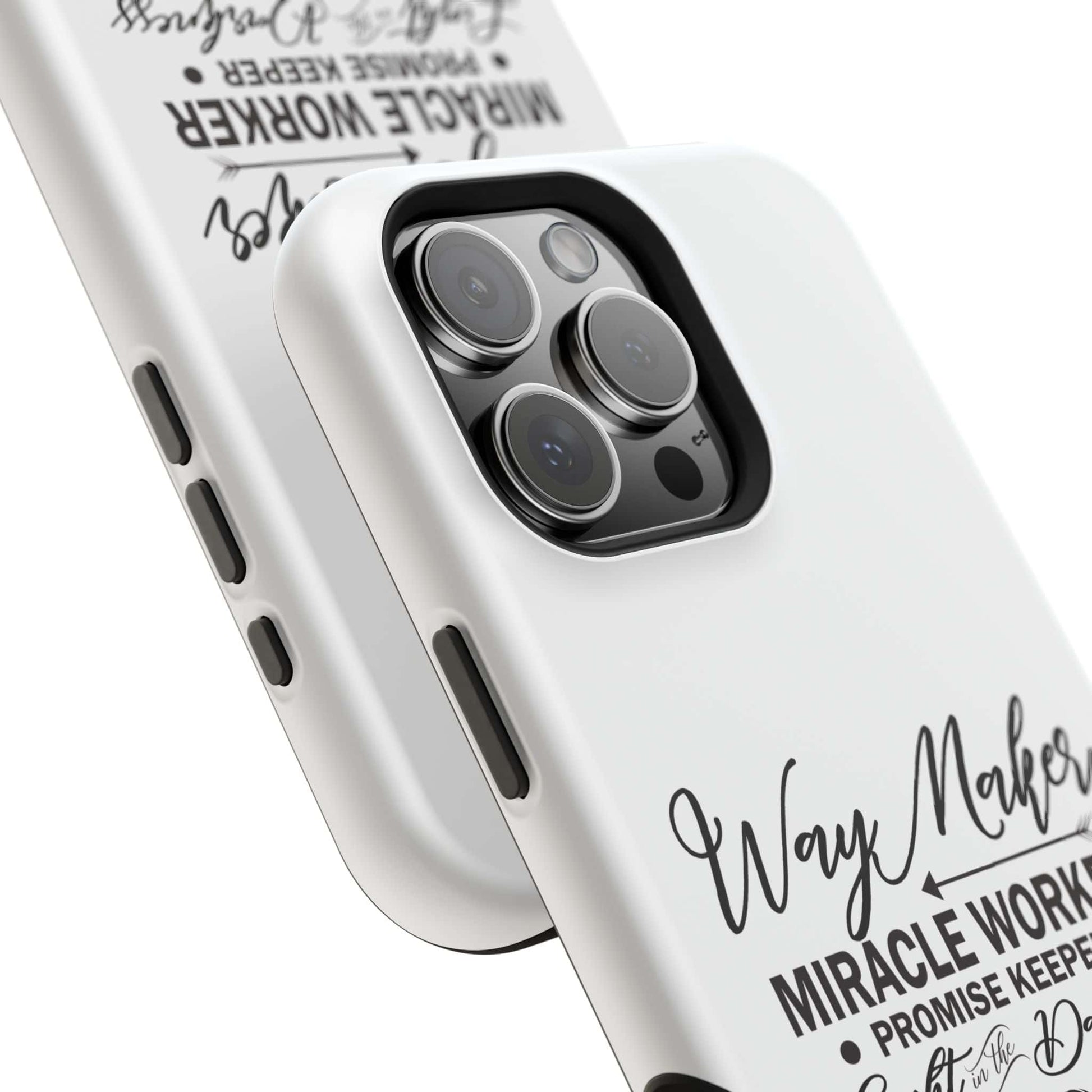 Promise Keeper, Way Maker | Magnetic Tough Cases | Motivational Bible 