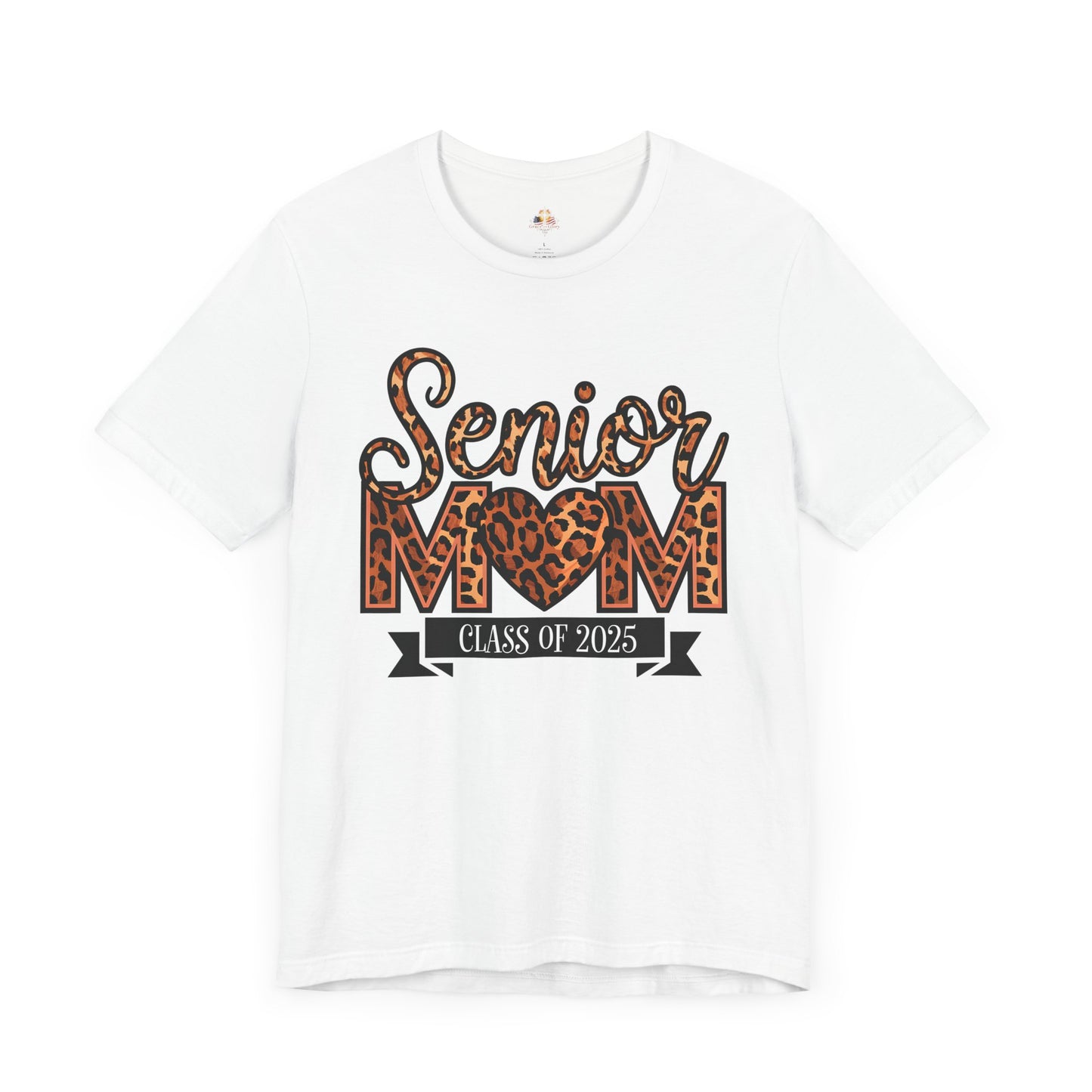 Leopard Print Senior Mom Tee - Class of 2025