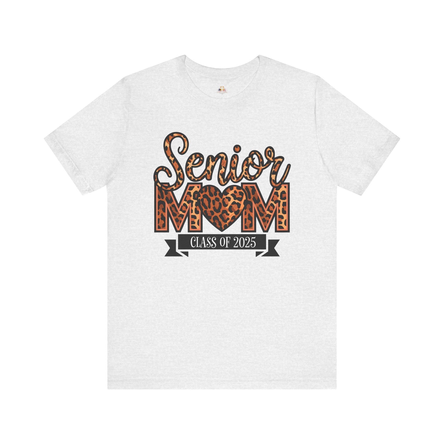 Leopard Print Senior Mom Tee - Class of 2025