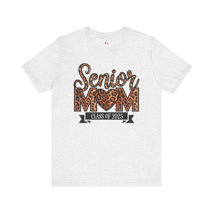 Leopard Print Senior Mom Tee - Class of 2025
