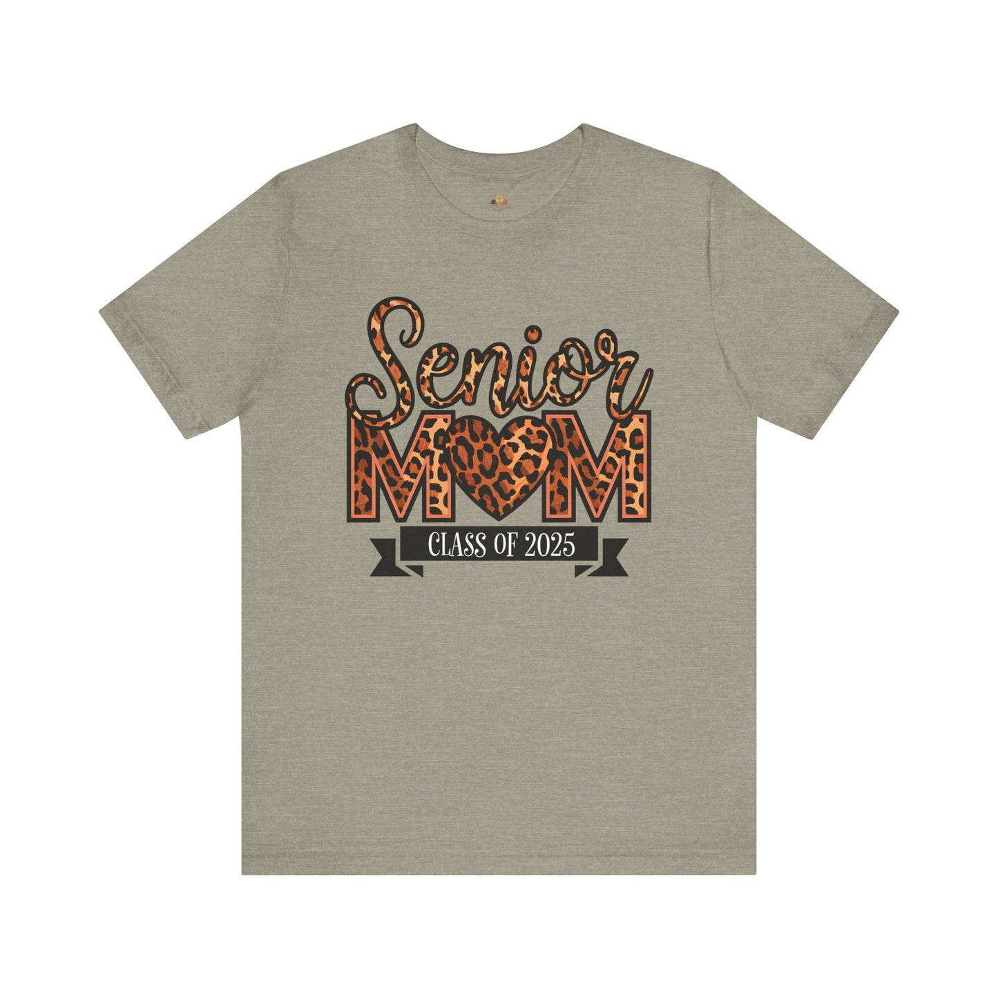 Leopard Print Senior Mom Tee - Class of 2025