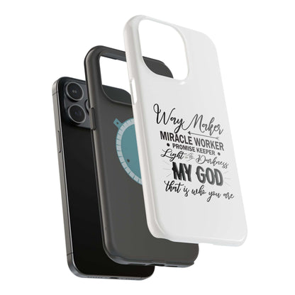 Promise Keeper, Way Maker | Magnetic Tough Cases | Motivational Bible 