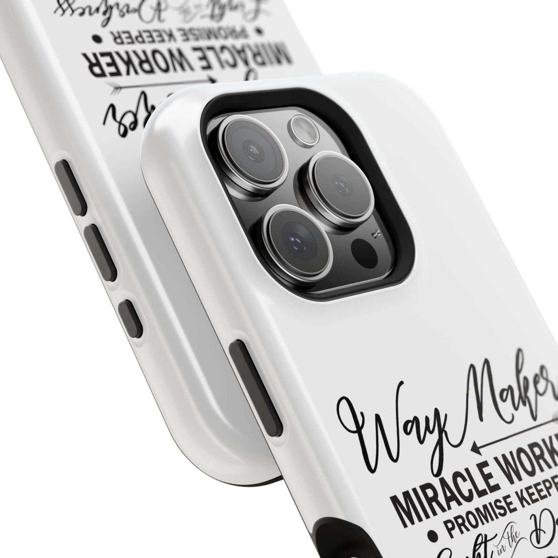 Promise Keeper, Way Maker | Magnetic Tough Cases | Motivational Bible 