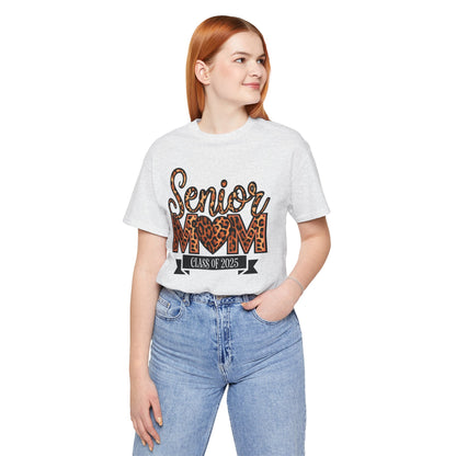 Leopard Print Senior Mom Tee - Class of 2025