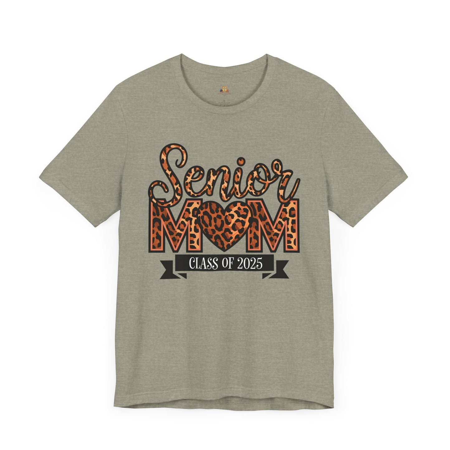 Leopard Print Senior Mom Tee - Class of 2025