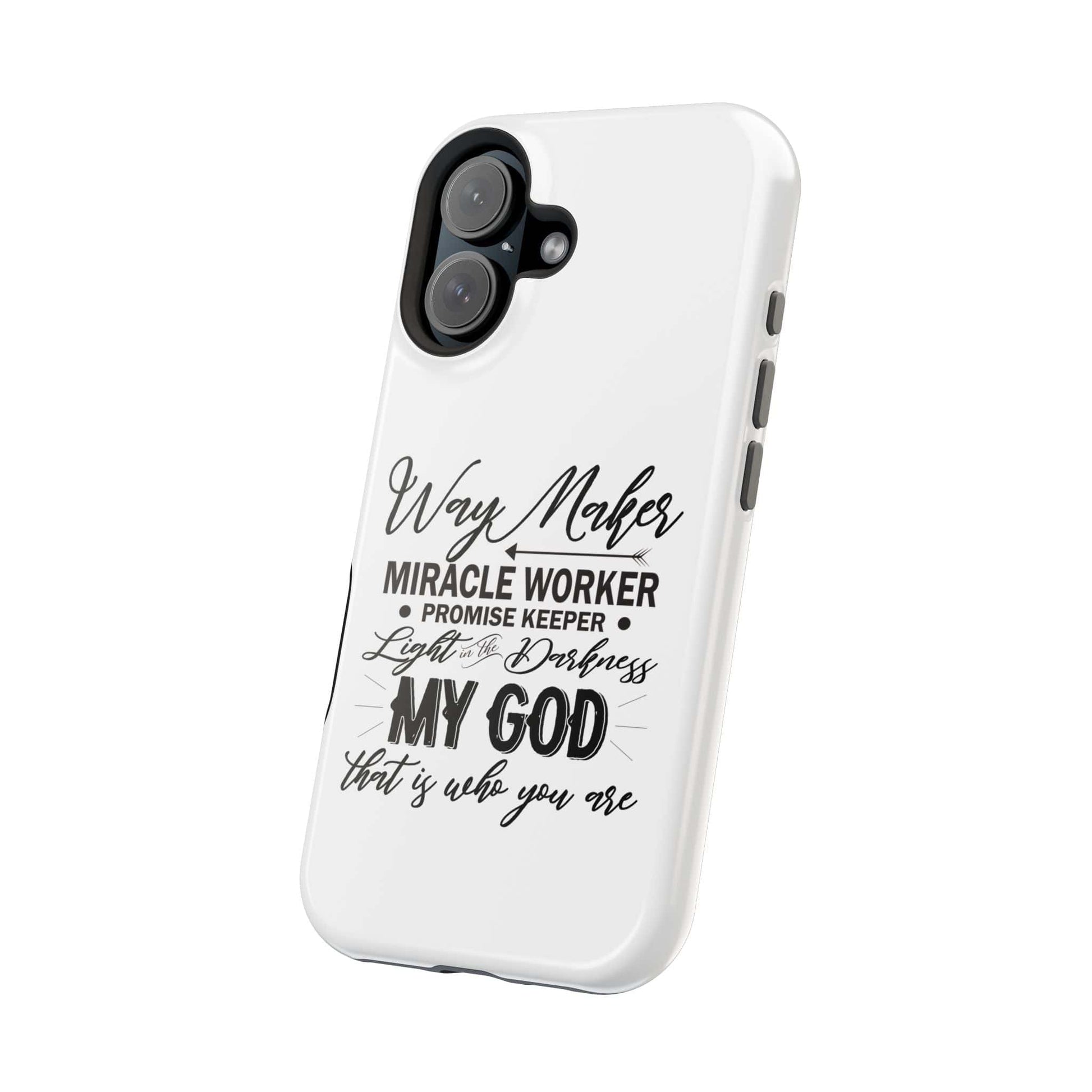 Promise Keeper, Way Maker | Magnetic Tough Cases | Motivational Bible 