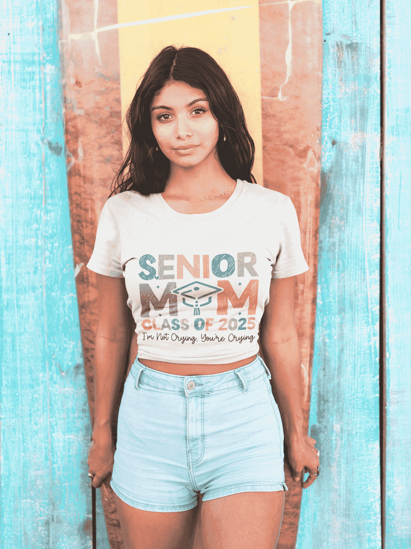 Senior Mom Class of 2025 Tee – Celebrate Graduation