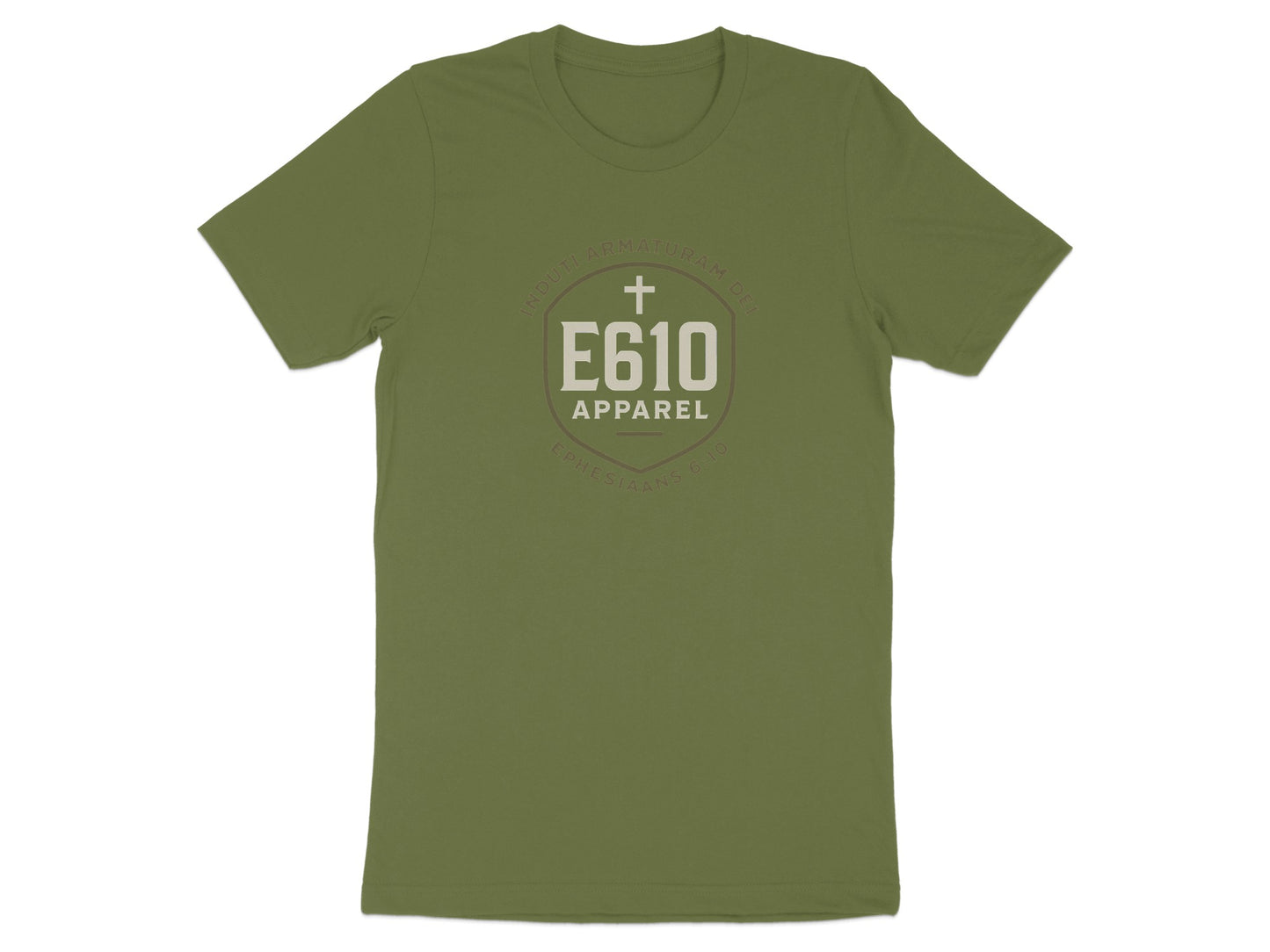 E610 Apparel Olive Green Casual T-shirt product type