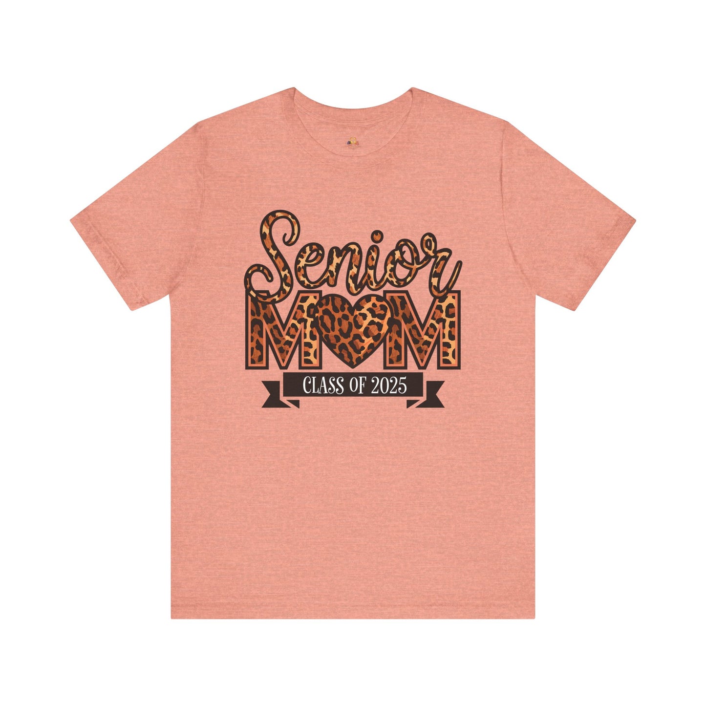 Leopard Print Senior Mom Tee - Class of 2025