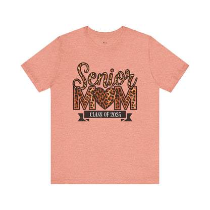 Leopard Print Senior Mom Tee - Class of 2025