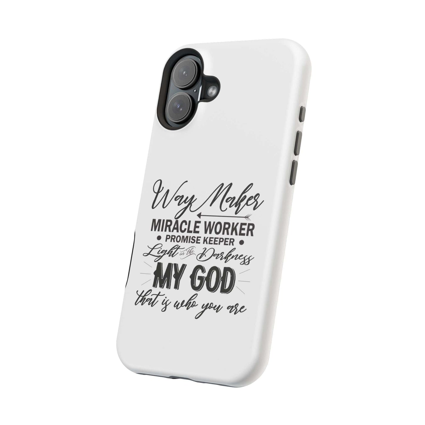 Promise Keeper, Way Maker | Magnetic Tough Cases | Motivational Bible 