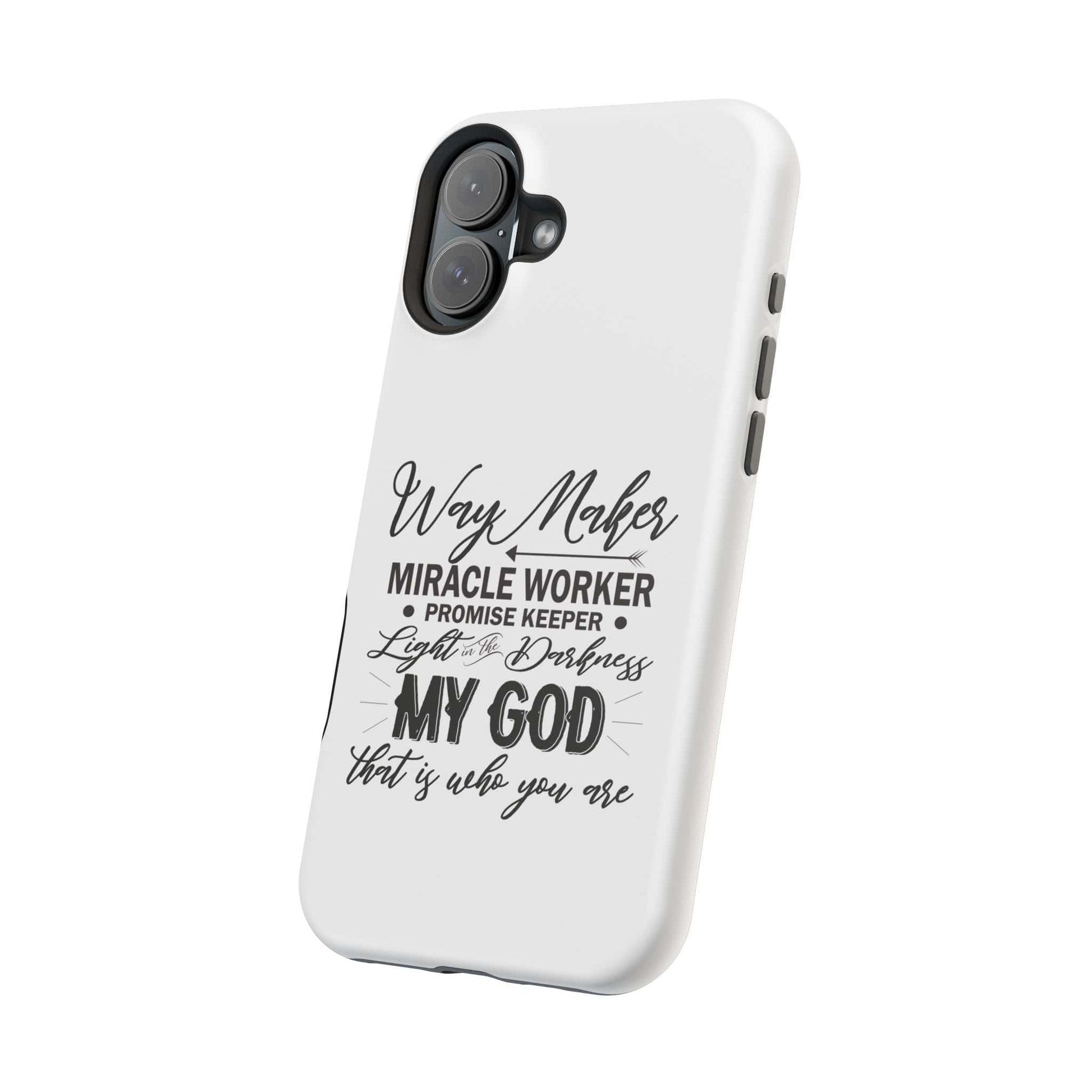Promise Keeper, Way Maker | Magnetic Tough Cases | Motivational Bible 