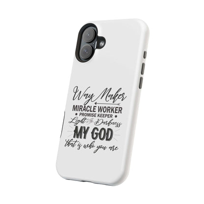 Promise Keeper, Way Maker | Magnetic Tough Cases | Motivational Bible 