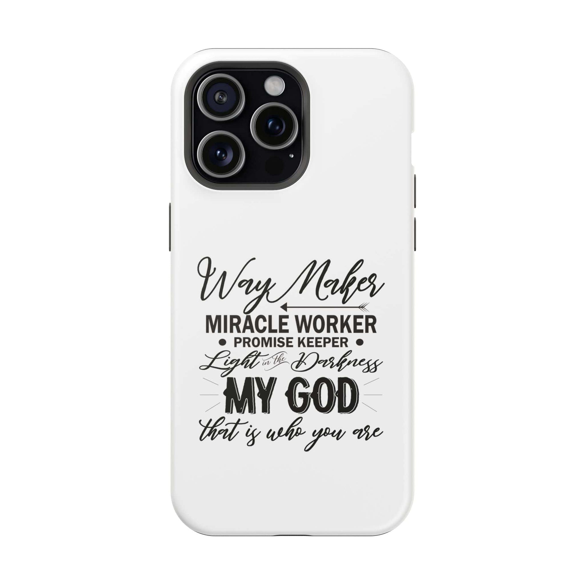 Promise Keeper, Way Maker | Magnetic Tough Cases | Motivational Bible 