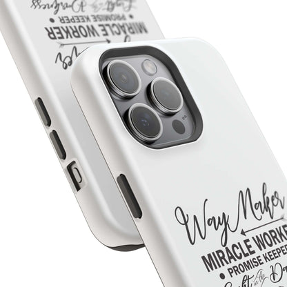 Promise Keeper, Way Maker | Magnetic Tough Cases | Motivational Bible 