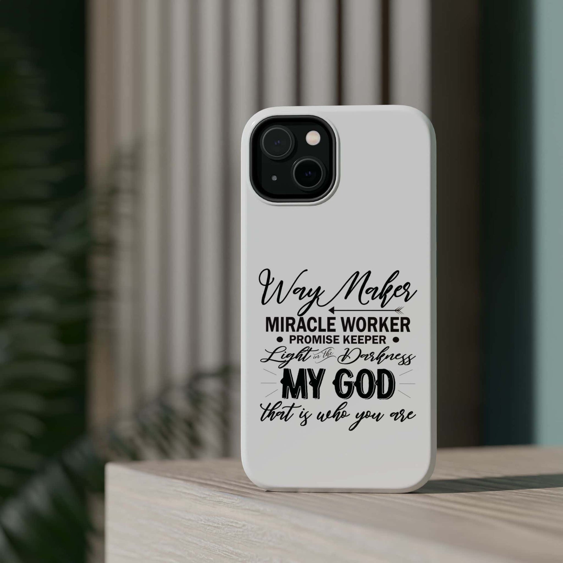 Promise Keeper, Way Maker | Magnetic Tough Cases | Motivational Bible 