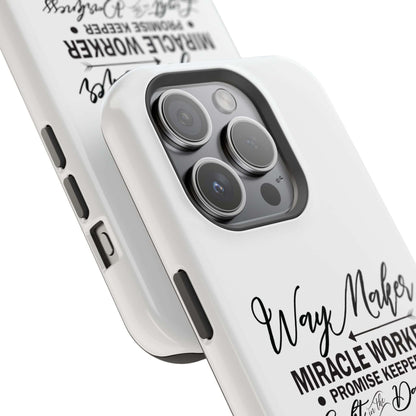 Promise Keeper, Way Maker | Magnetic Tough Cases | Motivational Bible 