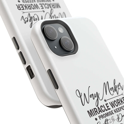 Promise Keeper, Way Maker | Magnetic Tough Cases | Motivational Bible 