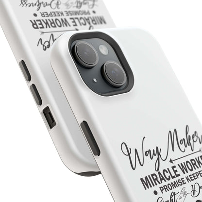 Promise Keeper, Way Maker | Magnetic Tough Cases | Motivational Bible 