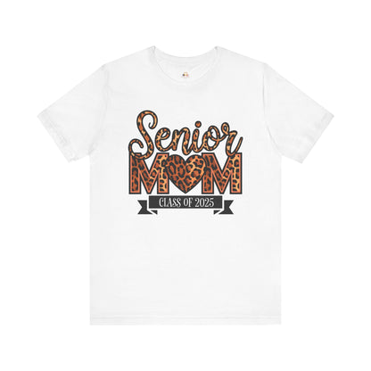Leopard Print Senior Mom Tee - Class of 2025