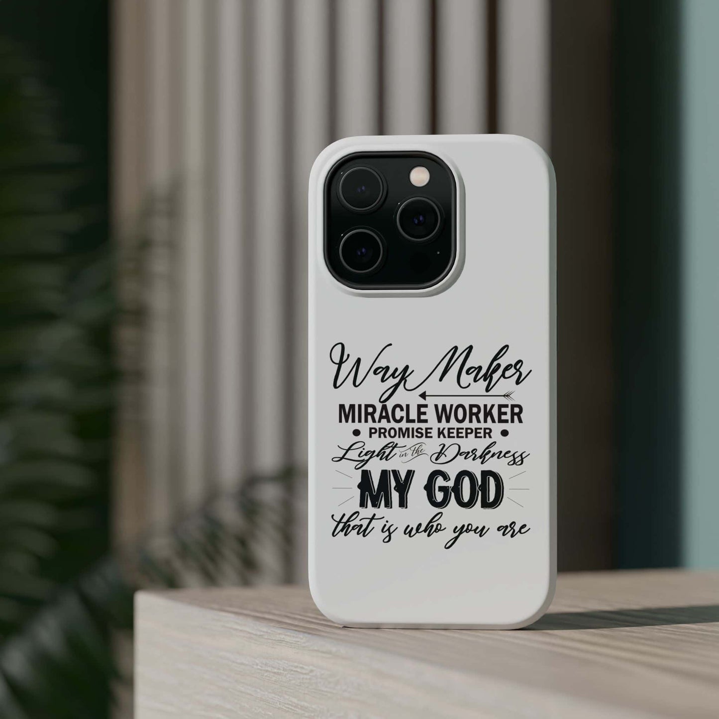 Promise Keeper, Way Maker | Magnetic Tough Cases | Motivational Bible 