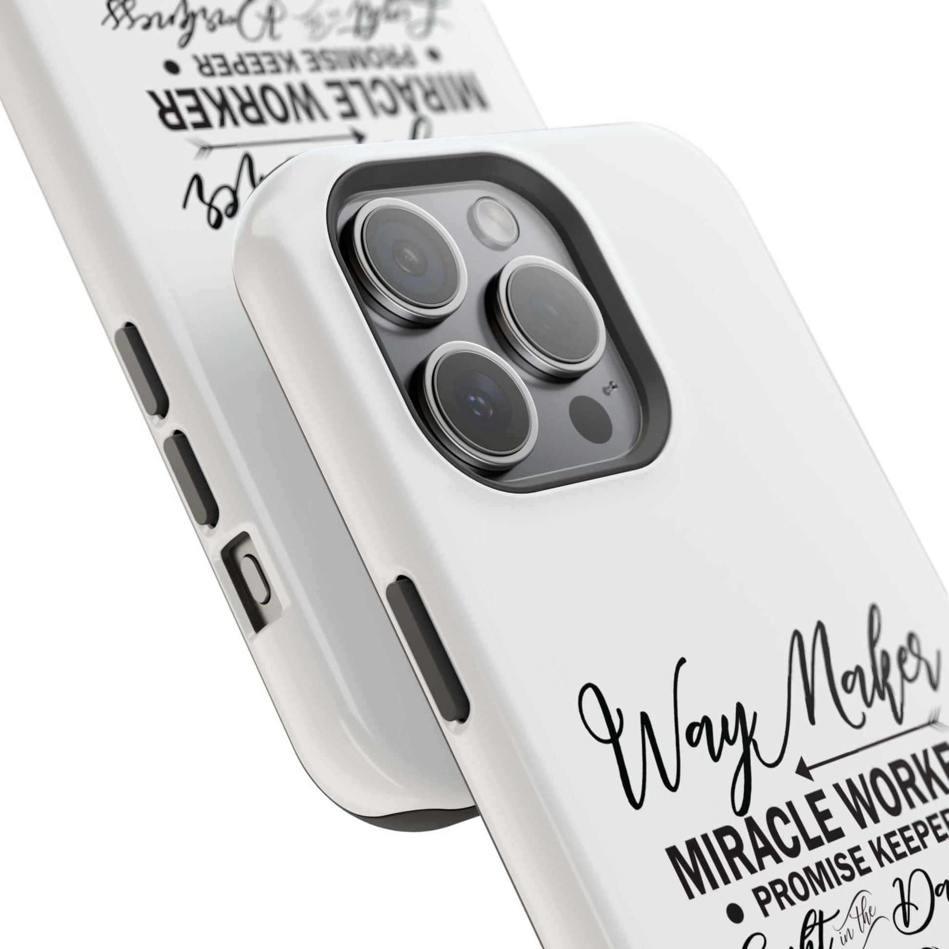 Promise Keeper, Way Maker | Magnetic Tough Cases | Motivational Bible 