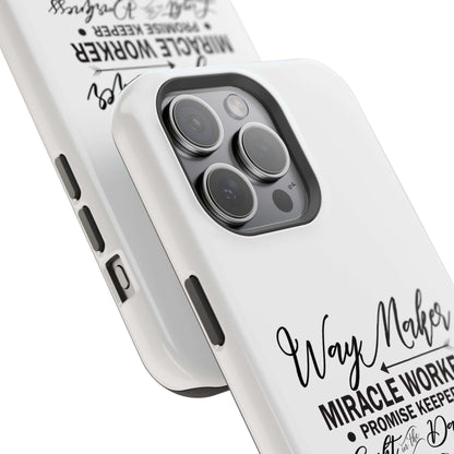 Promise Keeper, Way Maker | Magnetic Tough Cases | Motivational Bible 