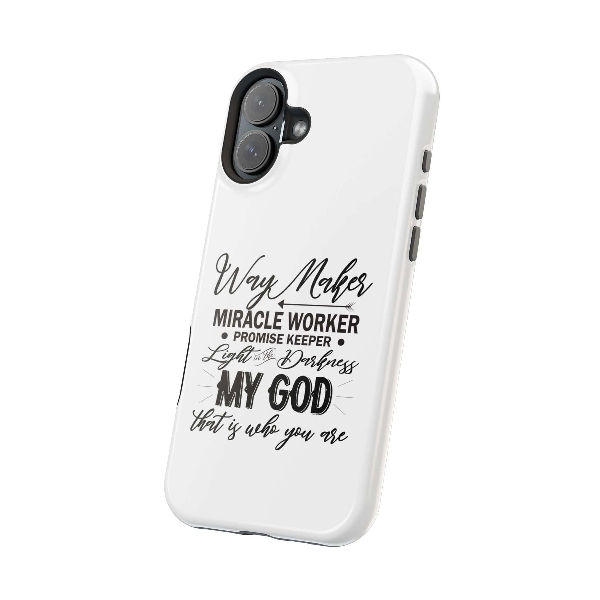 Promise Keeper, Way Maker | Magnetic Tough Cases | Motivational Bible 