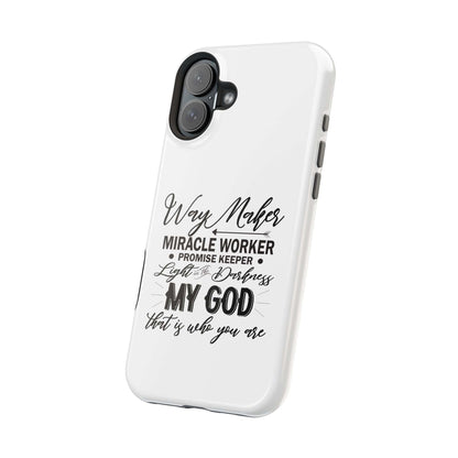 Promise Keeper, Way Maker | Magnetic Tough Cases | Motivational Bible 