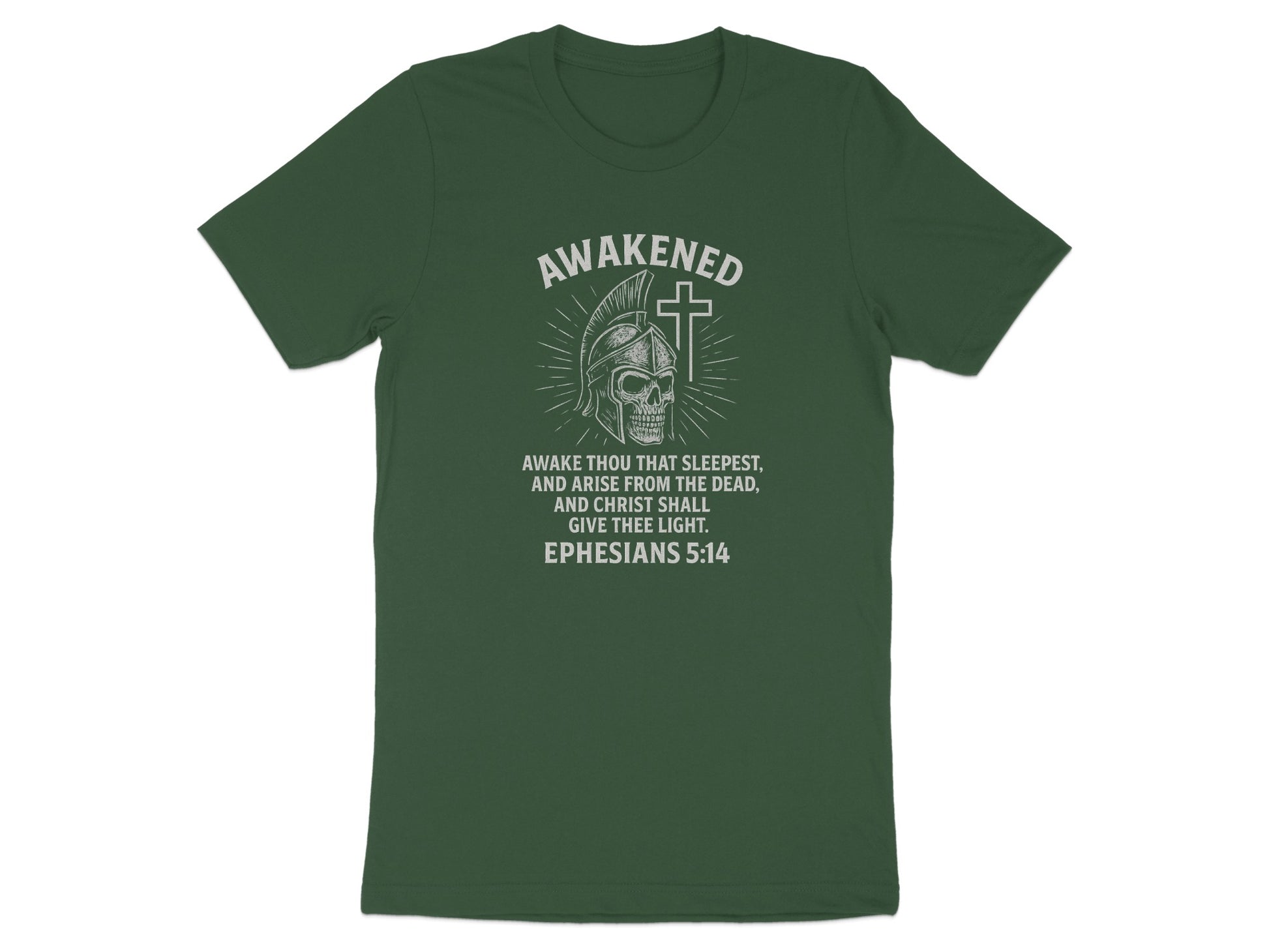 Awakened Ephesians 5:14 Graphic Christian T-Shirt product type