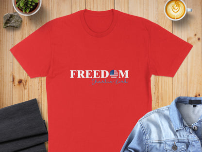 FREEDOM Charlie Kirk Graphic Red Shirt product