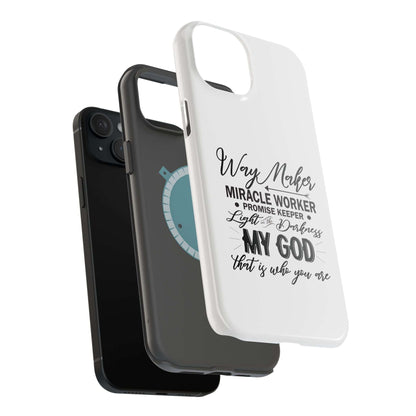 Promise Keeper, Way Maker | Magnetic Tough Cases | Motivational Bible 