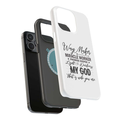 Promise Keeper, Way Maker | Magnetic Tough Cases | Motivational Bible 
