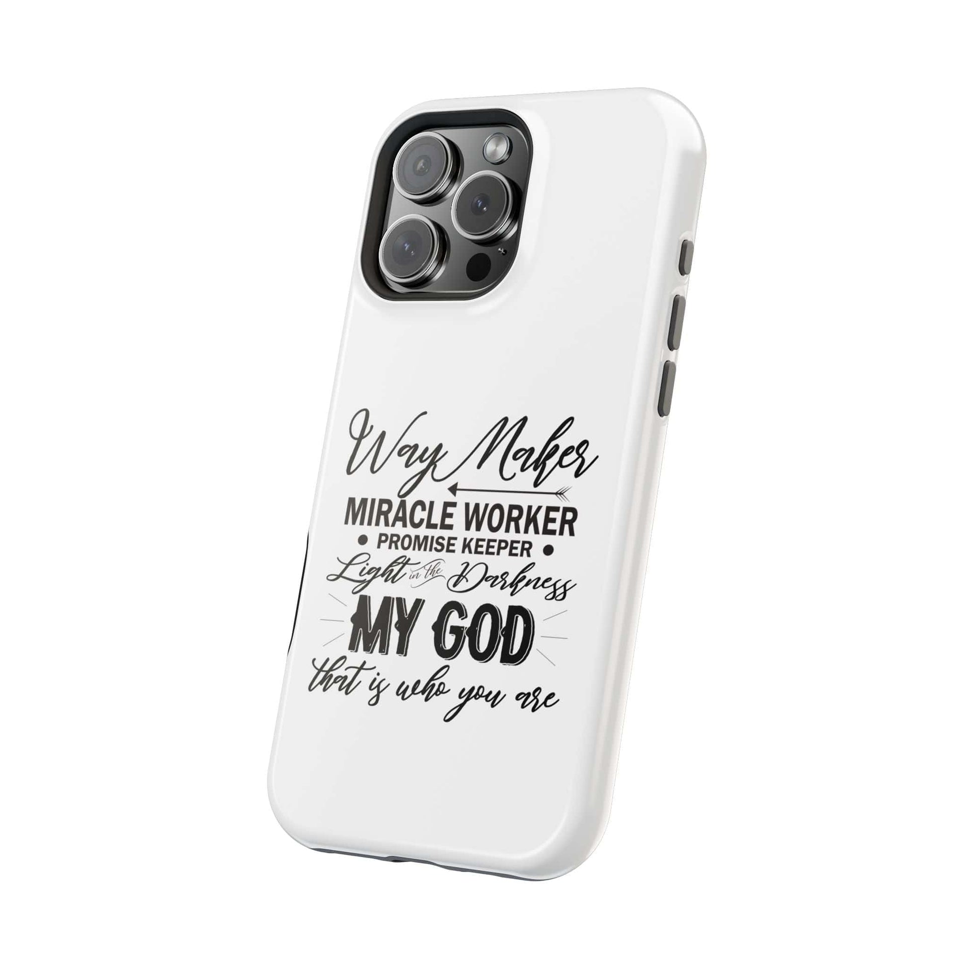 Promise Keeper, Way Maker | Magnetic Tough Cases | Motivational Bible 