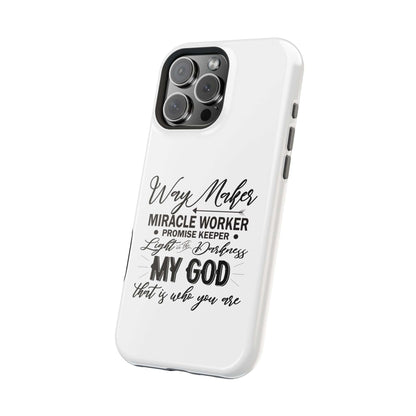 Promise Keeper, Way Maker | Magnetic Tough Cases | Motivational Bible 
