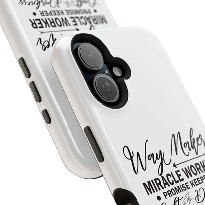 Promise Keeper, Way Maker | Magnetic Tough Cases | Motivational Bible 