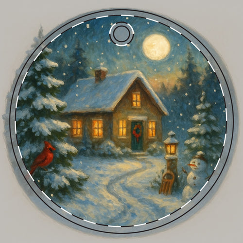 Christmas Ornament - Thoughtful and Fun Double-Sided Ceramic