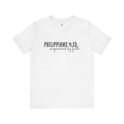 Philippians 4:13 | Unisex Jersey Short Sleeve Tee