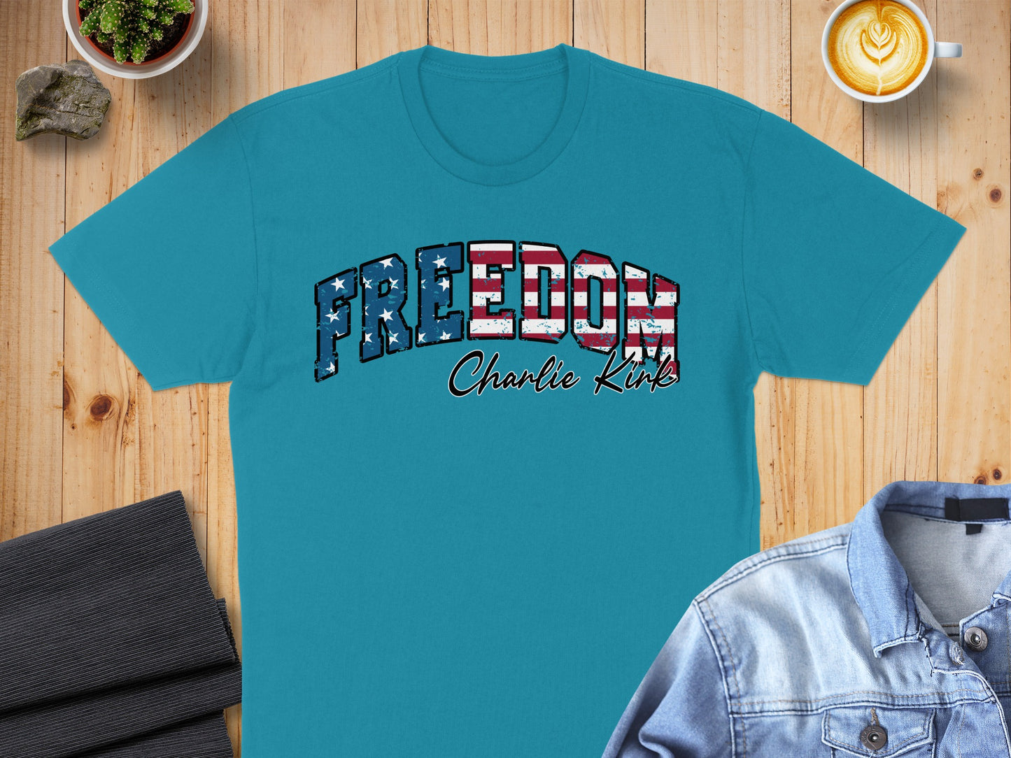 Freedom Charlie Kirk Graphic Tee Shirt product
