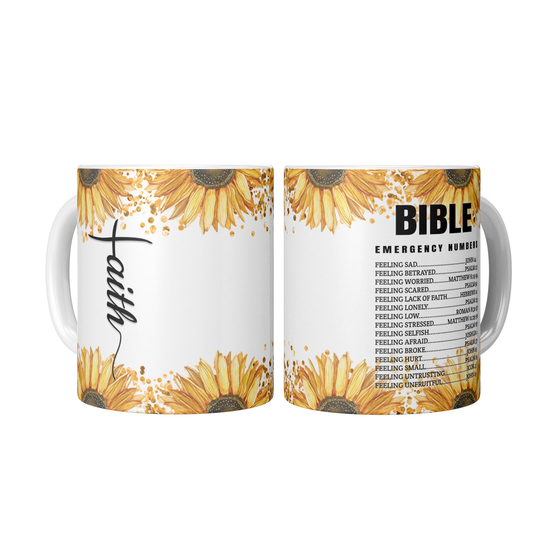 Bible Emergency Numbers - 11oz Coffee Mug
