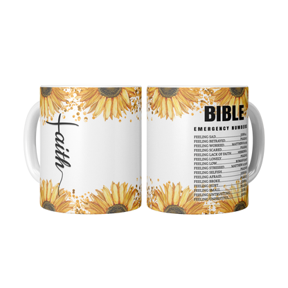 Bible Emergency Numbers - 11oz Coffee Mug